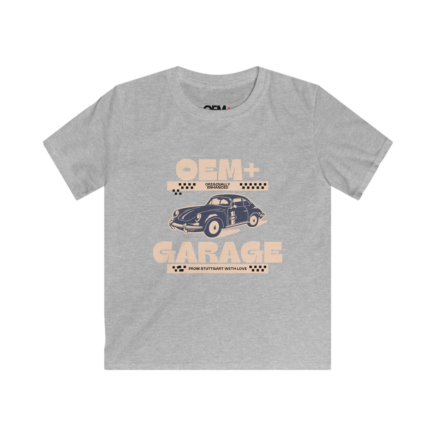 Kids Tee - OEM+ Garage Vintage Beetle Car Graphic