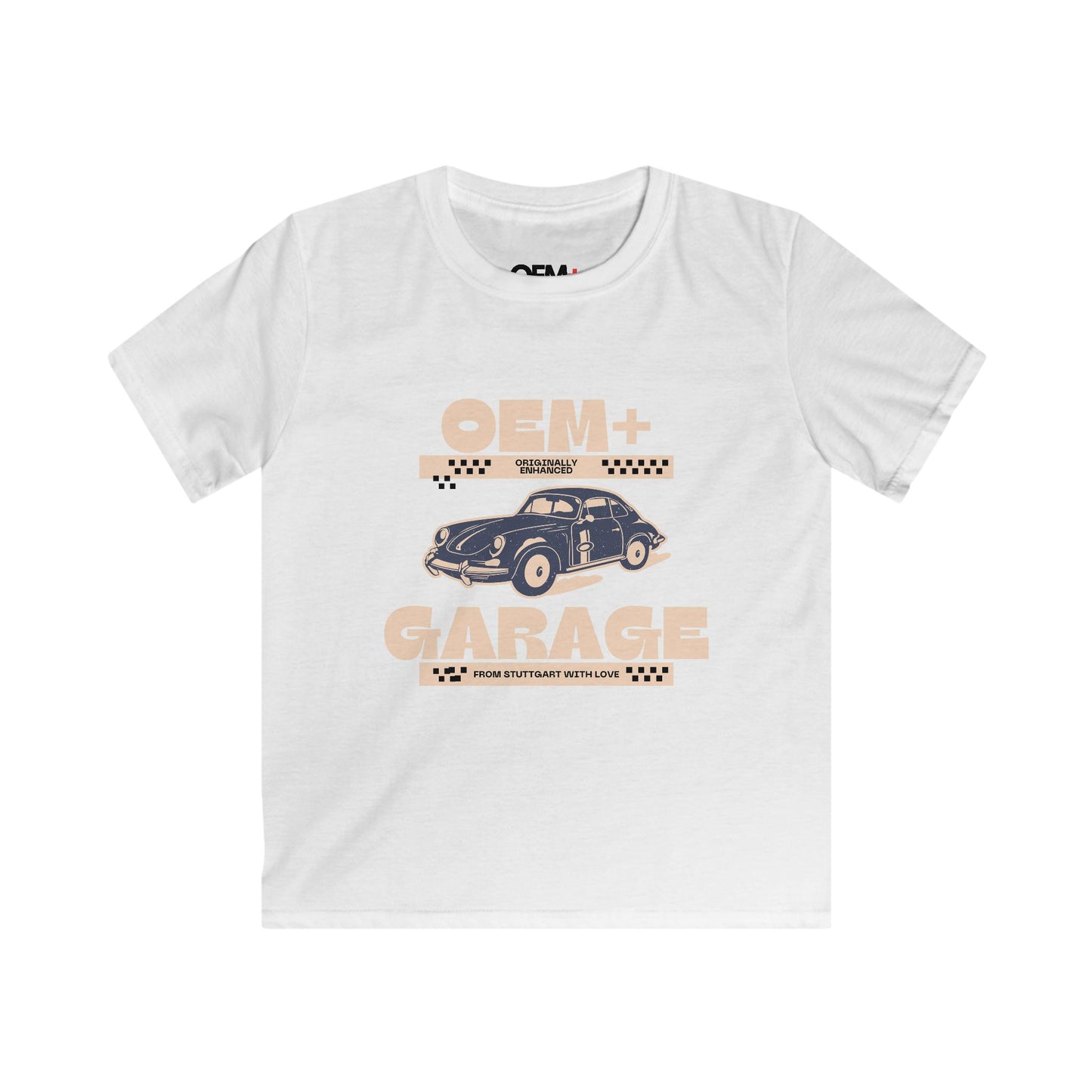 Kids Tee - OEM+ Garage Vintage Beetle Car Graphic