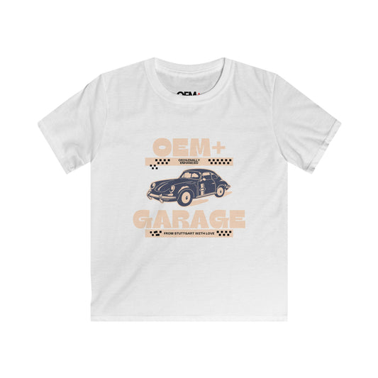 Kids Tee - OEM+ Garage Vintage Beetle Car Graphic