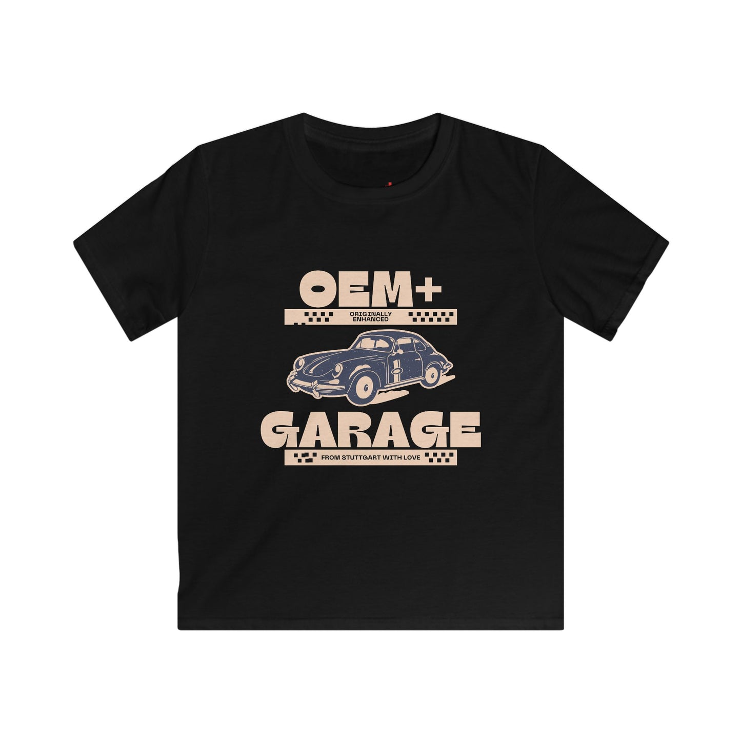 Kids Tee - OEM+ Garage Vintage Beetle Car Graphic