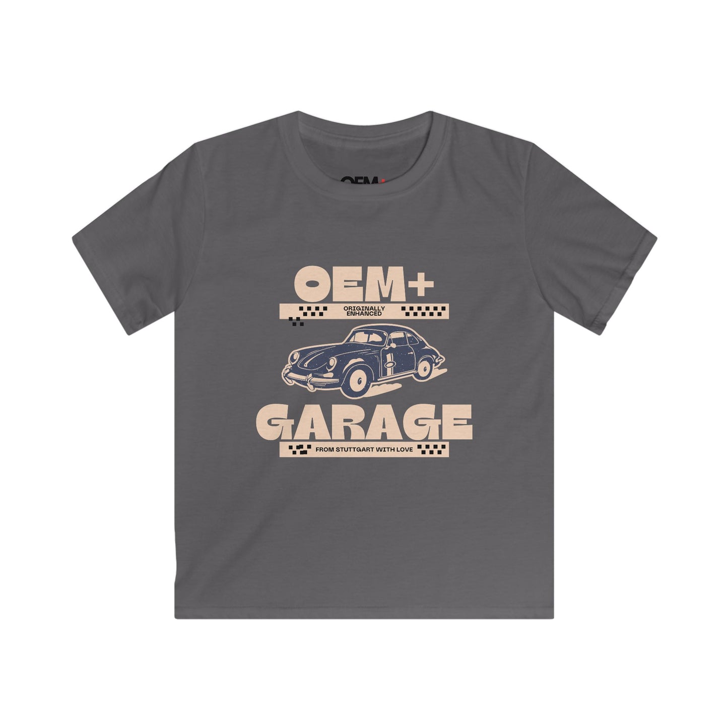 Kids Tee - OEM+ Garage Vintage Beetle Car Graphic